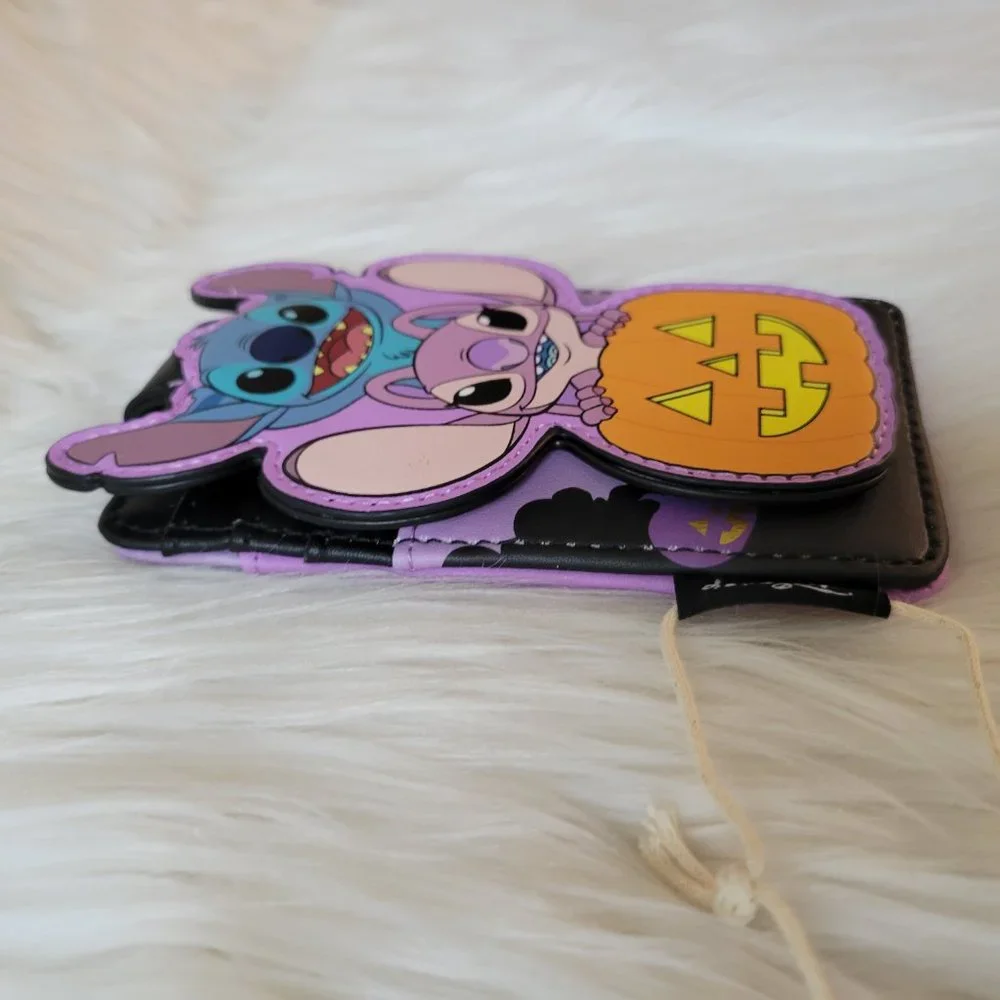 Disney Angel & Stitch Pumpkin Cardholder